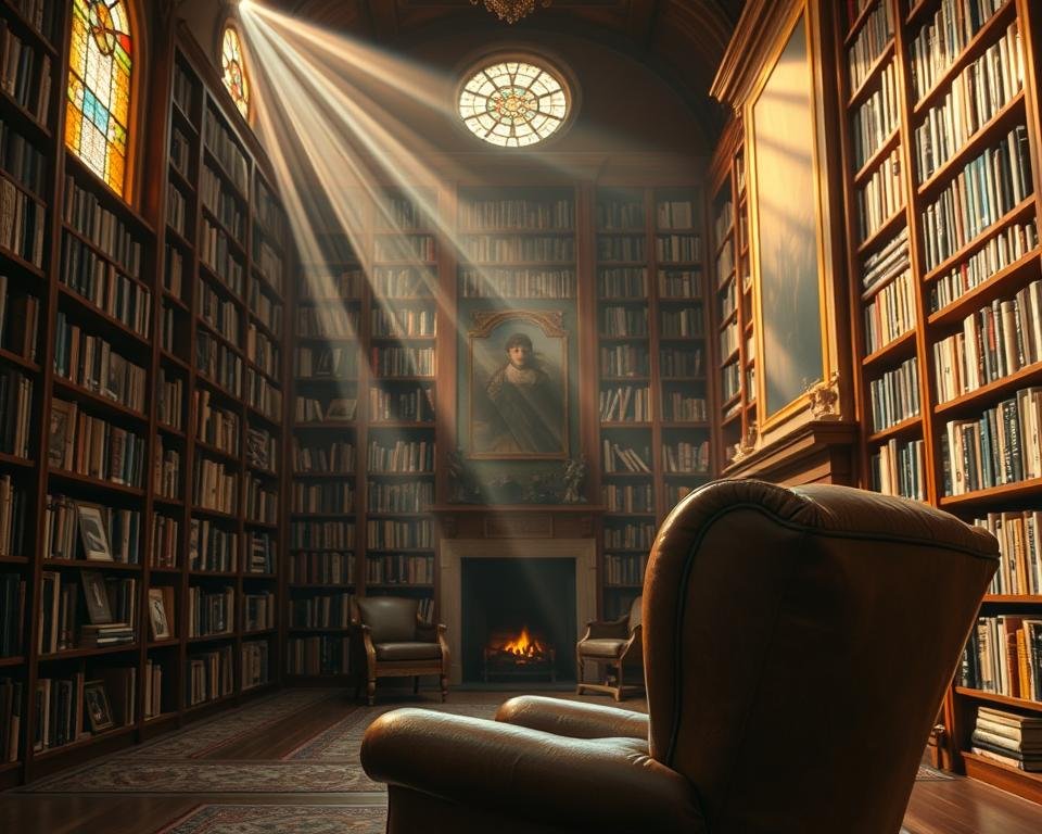 A vast, sprawling library of video-on-demand (VOD) content, its shelves brimming with hidden cinematic gems, awaits discovery. Rays of warm, golden light filter through stained-glass windows, casting a cozy, inviting glow across the scene. In the foreground, a well-worn leather armchair beckons, inviting the viewer to sink in and embark on a journey of exploration. The middle ground is dominated by towering, mahogany bookcases, their meticulously organized shelves hinting at the diverse array of films within. In the background, a fireplace crackles, its flickering flames adding to the sense of comfort and contemplation. The overall atmosphere is one of quiet, cinephilic wonder, encouraging the viewer to uncover the hidden gems that lie waiting, just beyond the mainstream. A vast, sprawling library of video-on-demand (VOD) content, its shelves brimming with hidden cinematic gems, awaits discovery. Rays of warm, golden light filter through stained-glass windows, casting a cozy, inviting glow across the scene. In the foreground, a well-worn leather armchair beckons, inviting the viewer to sink in and embark on a journey of exploration. The middle ground is dominated by towering, mahogany bookcases, their meticulously organized shelves hinting at the diverse array of films within. In the background, a fireplace crackles, its flickering flames adding to the sense of comfort and contemplation. The overall atmosphere is one of quiet, cinephilic wonder, encouraging the viewer to uncover the hidden gems that lie waiting, just beyond the mainstream.