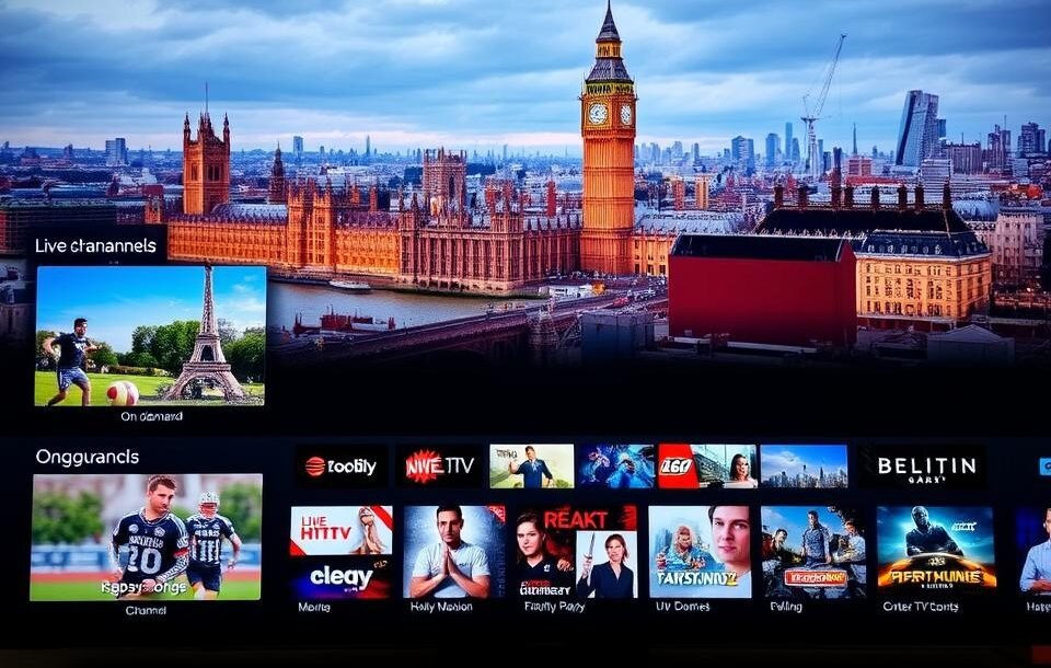 UK IPTV UK live TV abroad UK