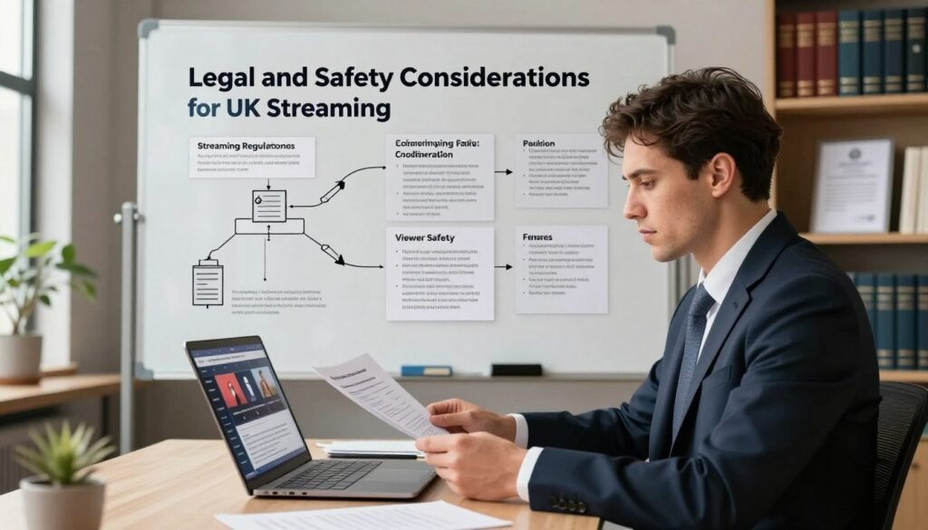 Legal and safety considerations for UK streaming