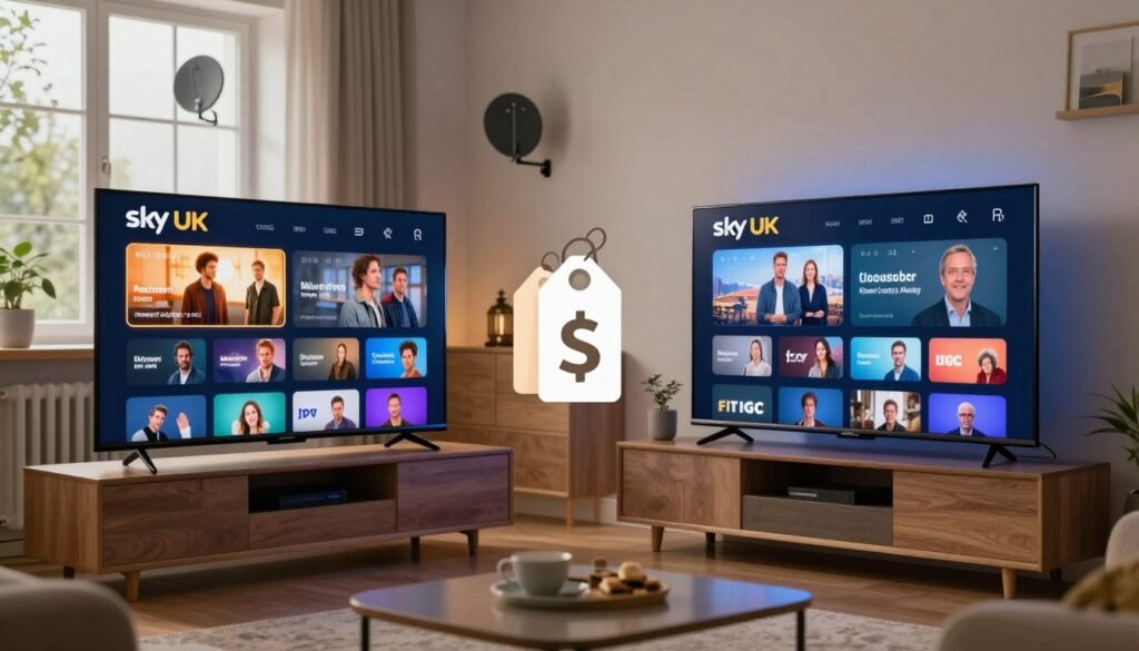 comparison IPTV versus Sky UK comparison IPTV versus Sky UK