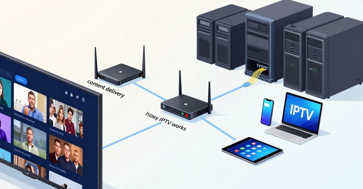 how does IPTV work
